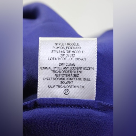 Theory XS Purple 100% Silk Cowl Neck Camisole - Picture 11 of 11